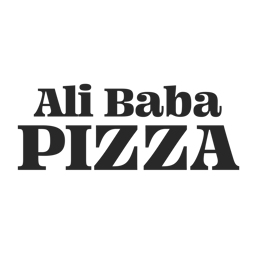 Ali Baba Pizza logo.